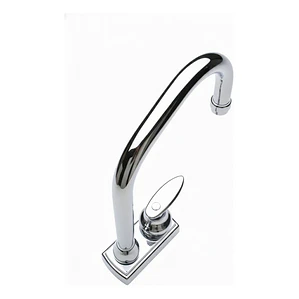 Griferia Lavaplatos Agua Fría Cuello Alto Redondo Plástica
