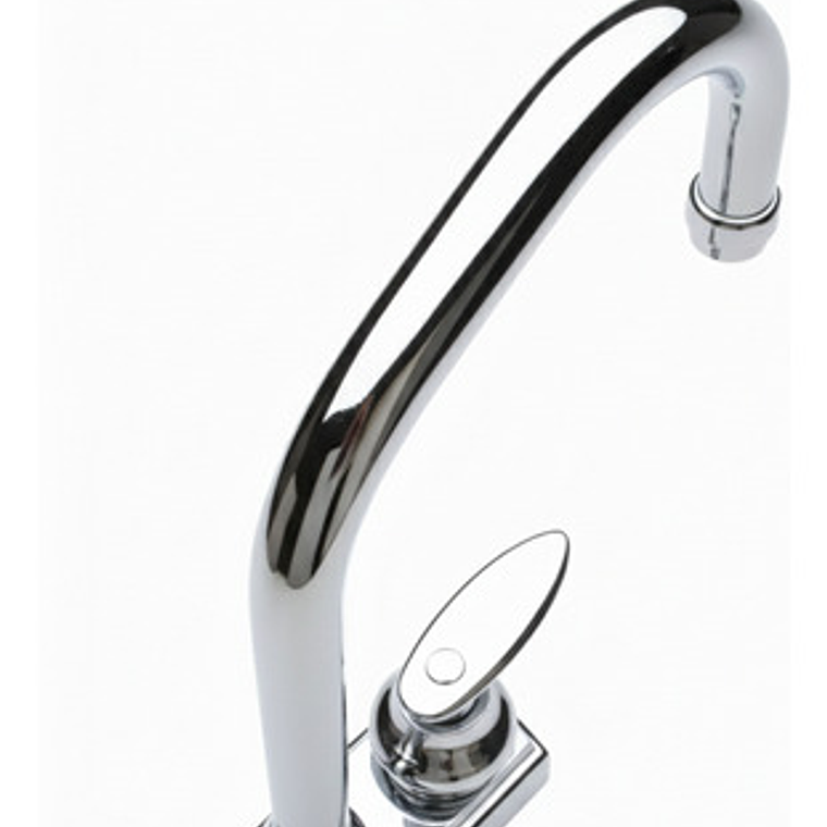 Griferia Lavaplatos Agua Fría Cuello Alto Redondo Plástica 2