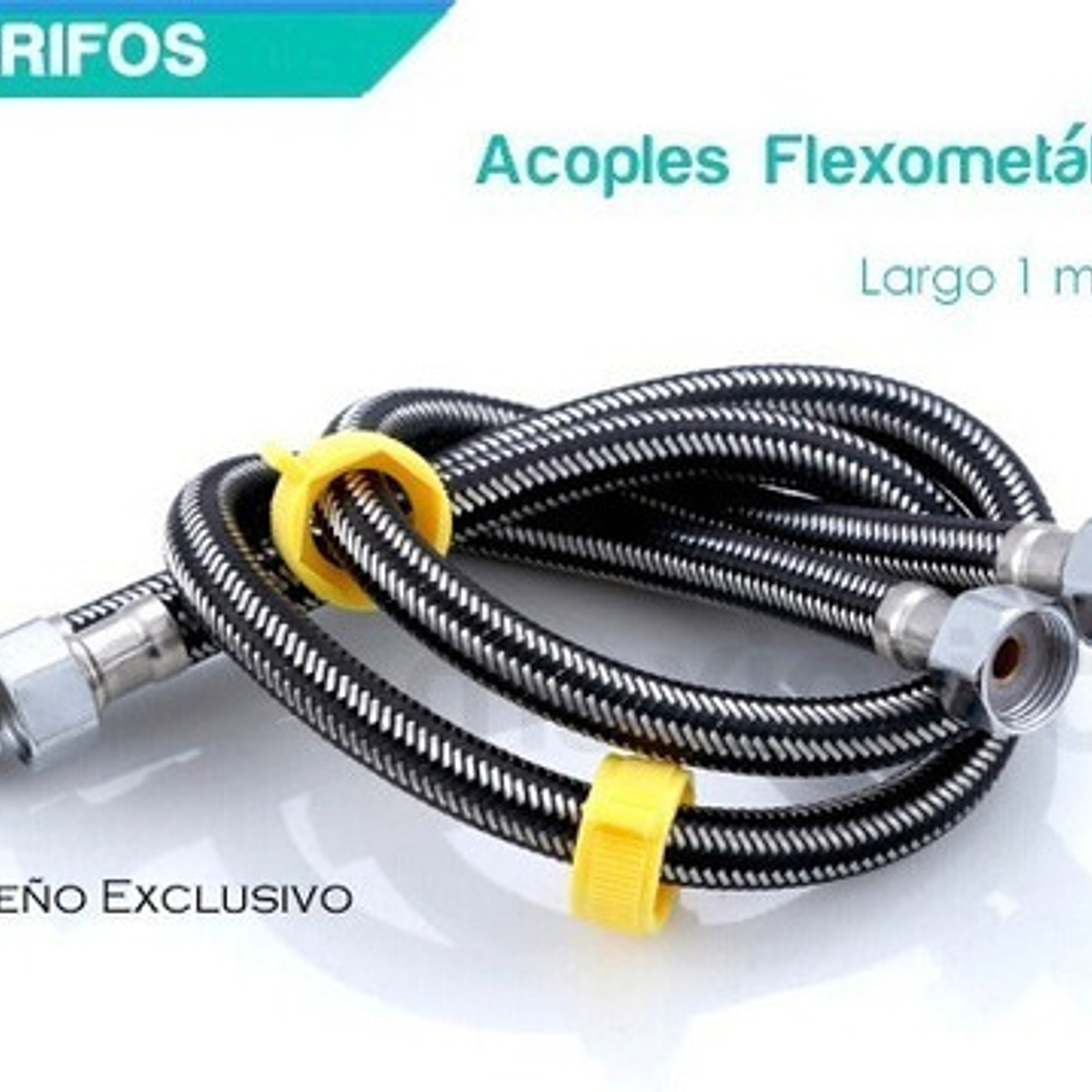 Kit Válvula Pedal Llave Pedal Metálica Cuello, Acoples Metal 3