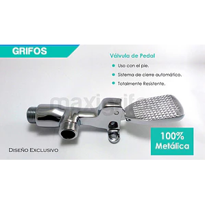 Kit Válvula O Llave Pedal Lavamanos24*27/desagüe/acoples/cue