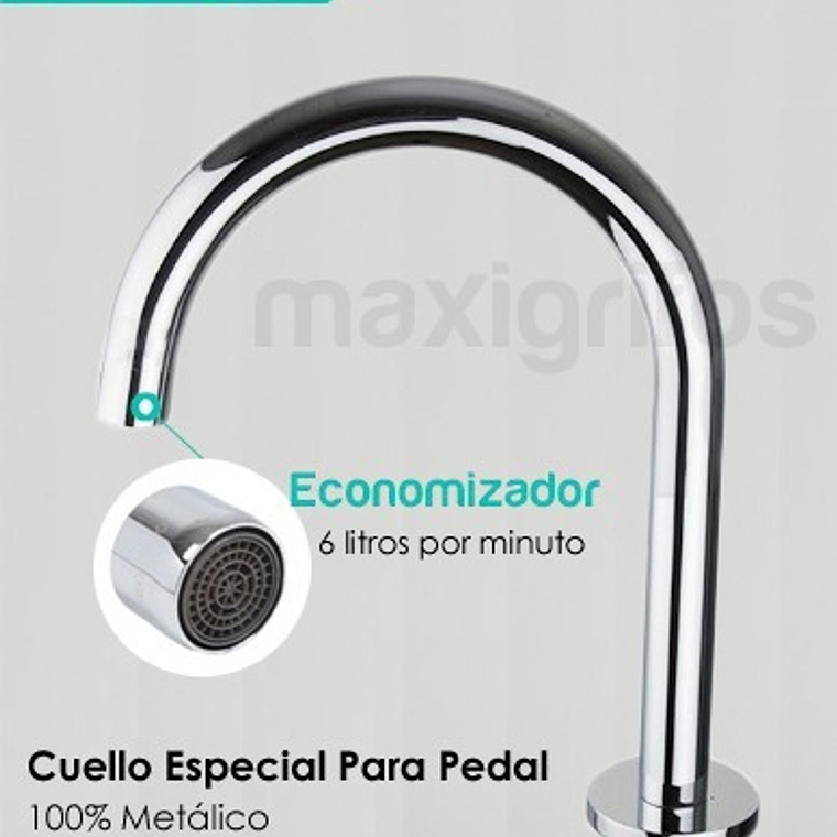 Kit Válvula O Llave Pedal Lavamanos24*27/desagüe/acoples/cue 3