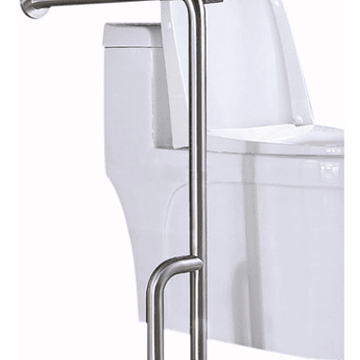 Barra Seguridad Piso Pared Acero Inoxidable