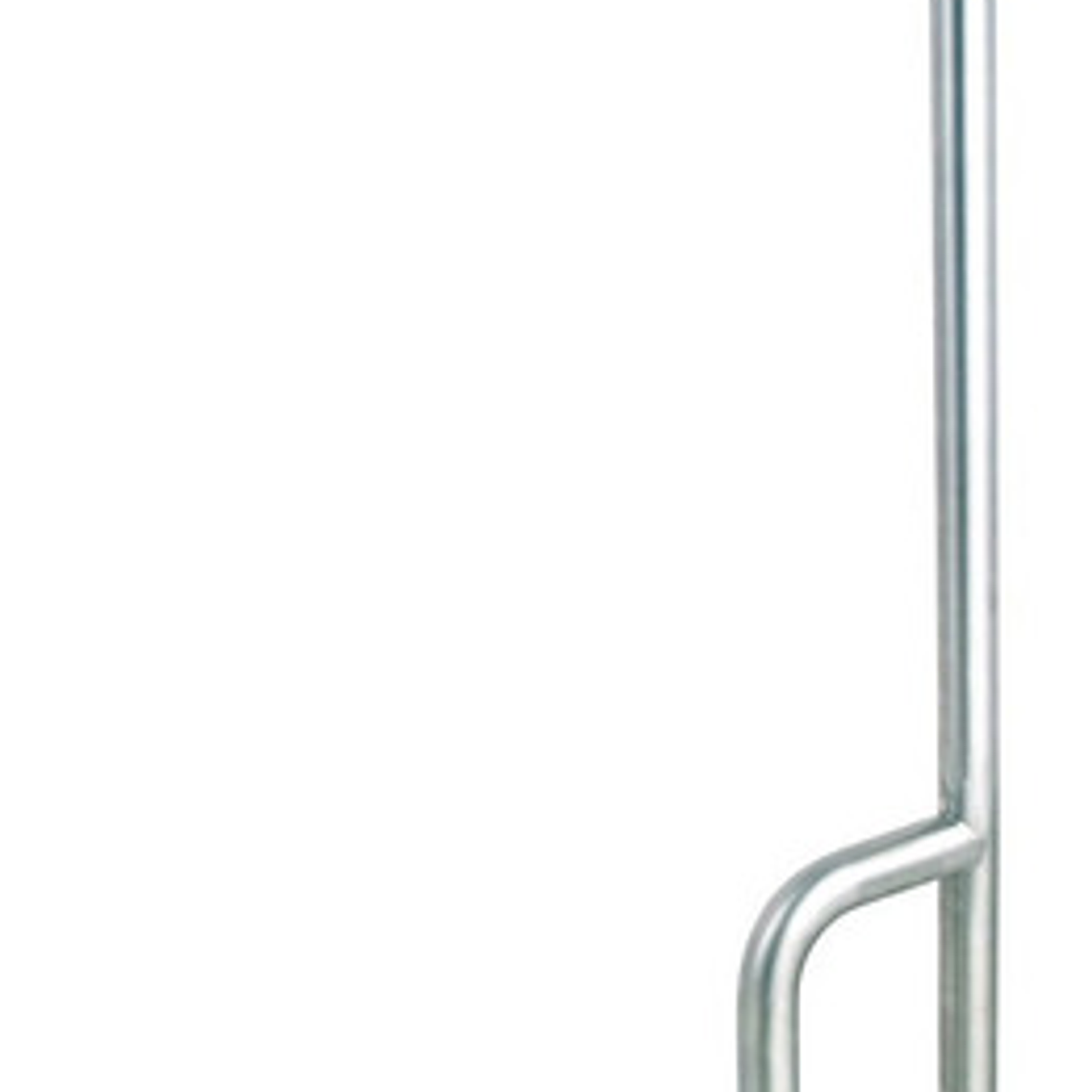 Barra Seguridad Piso Pared Acero Inoxidable 2