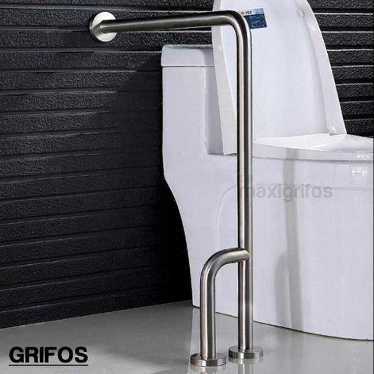 Barra Seguridad Piso Pared Acero Inoxidable 3