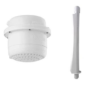 Ducha Eléctrica Boccherini Automática 120v Con Niple O Tubo