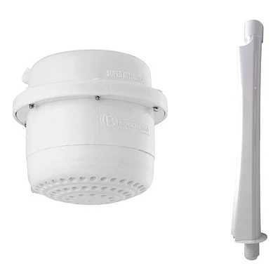 Ducha Eléctrica Boccherini Automática 120v Con Niple O Tubo