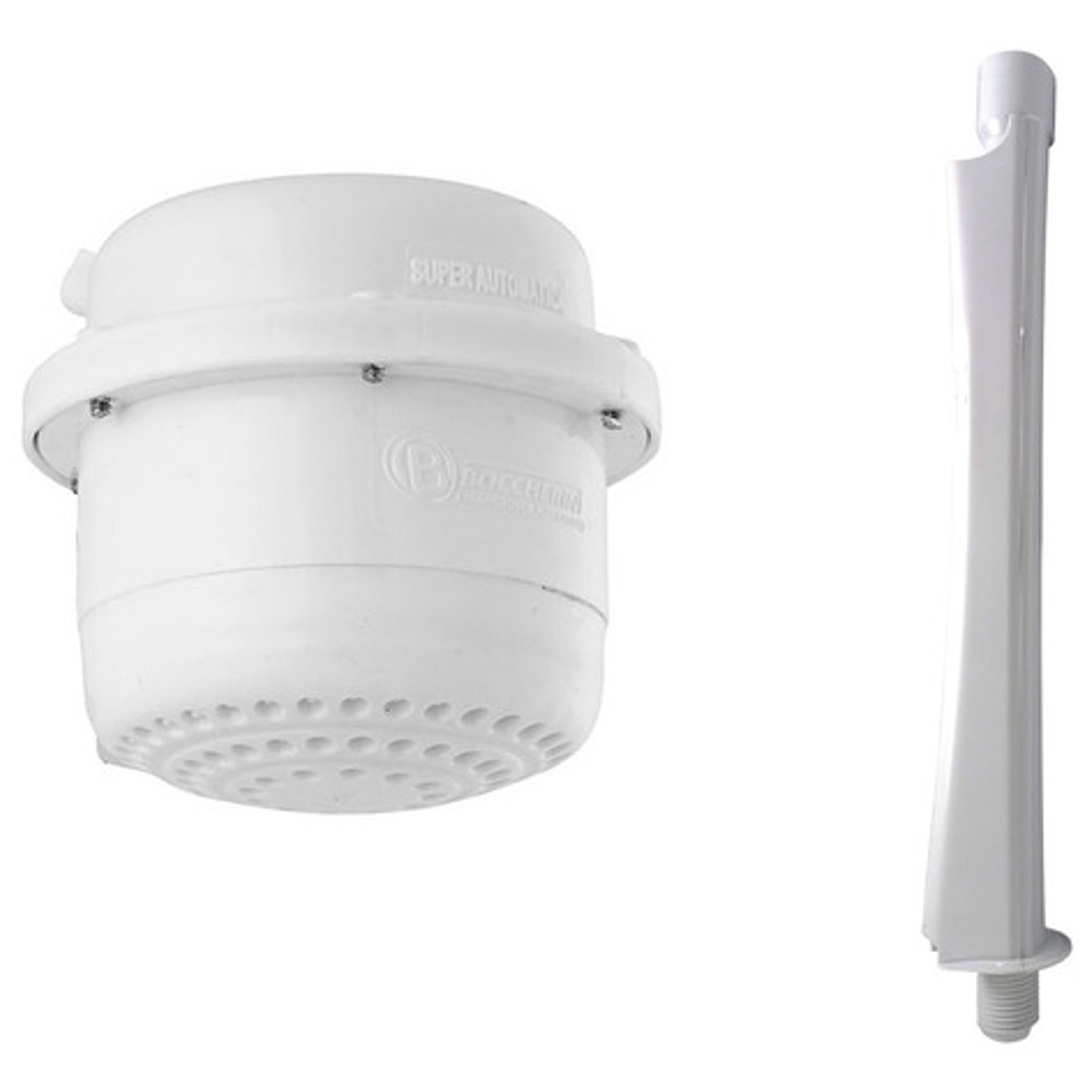 Ducha Eléctrica Boccherini Automática 120v Con Niple O Tubo 1