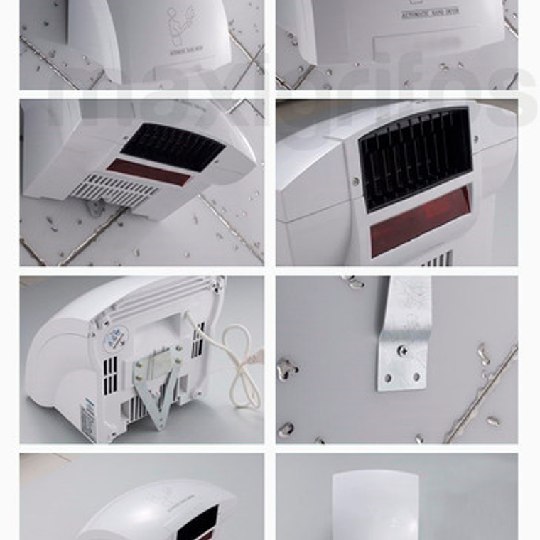 Secador De Manos Automático Infrarrojo Blanco 110v   4