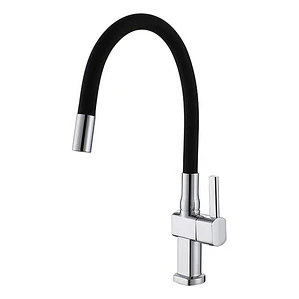 Griferia Lavaplatos Agua Fría Cuello Flexible Metálica