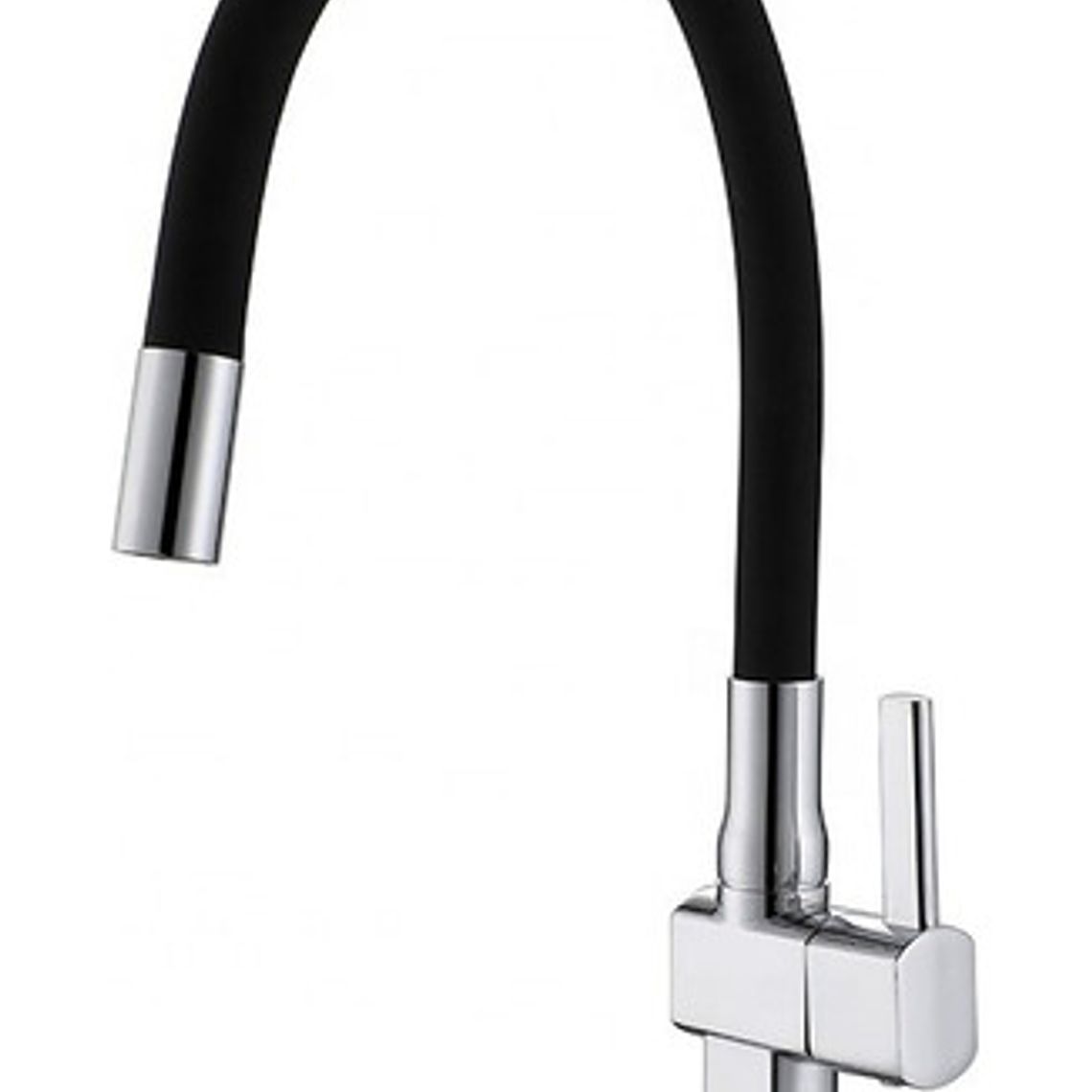 Griferia Lavaplatos Agua Fría Cuello Flexible Metálica 2