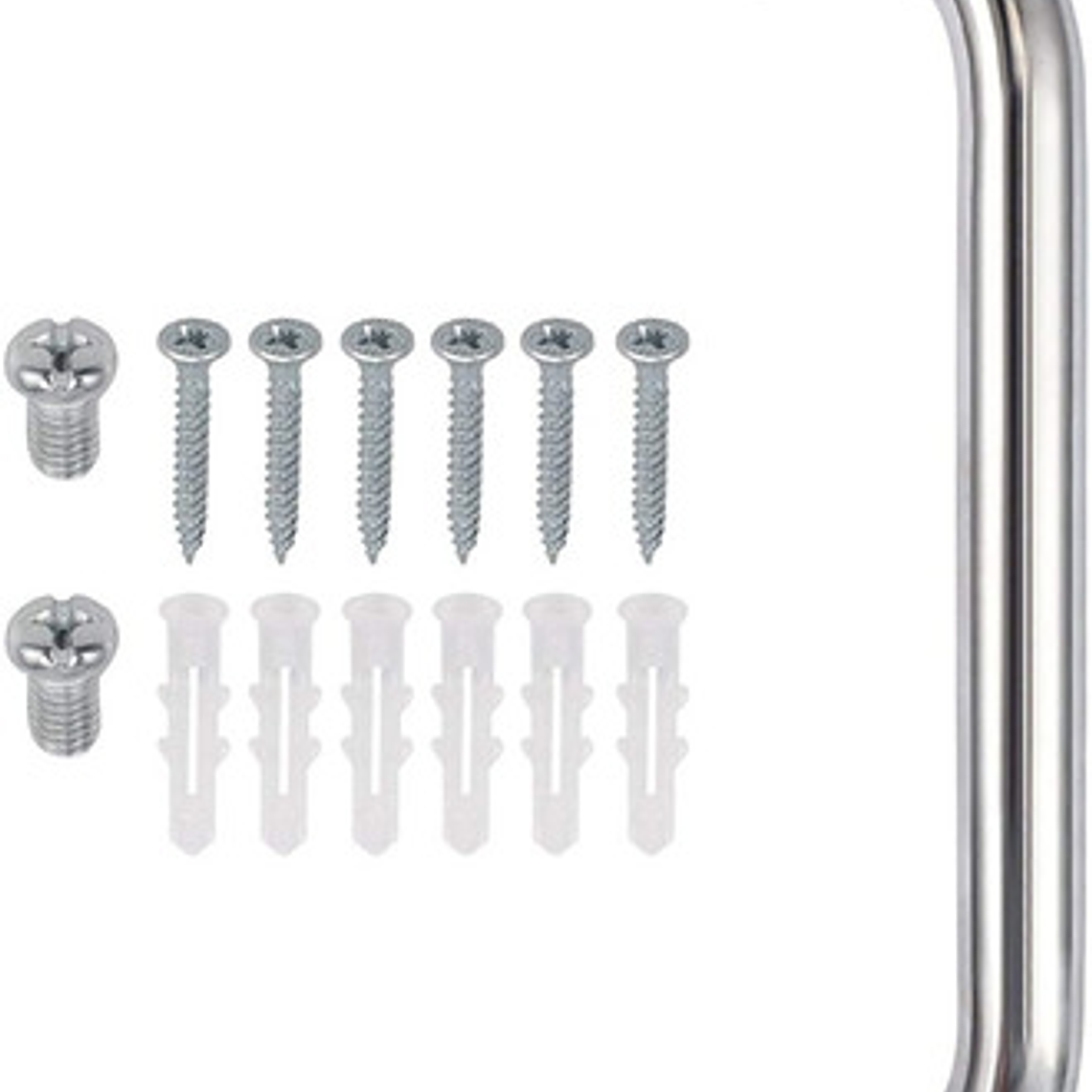 Barra De Seguridad Para Baño De 60 Cm1 1/4 Acero Inoxidable 3