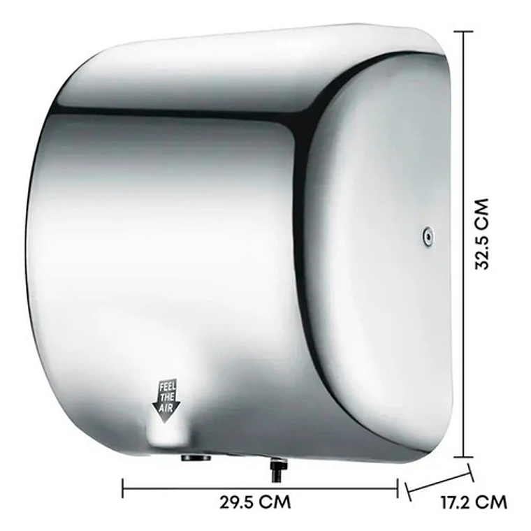 Secador De Manos Automático 110v Acero Inoxidable   5