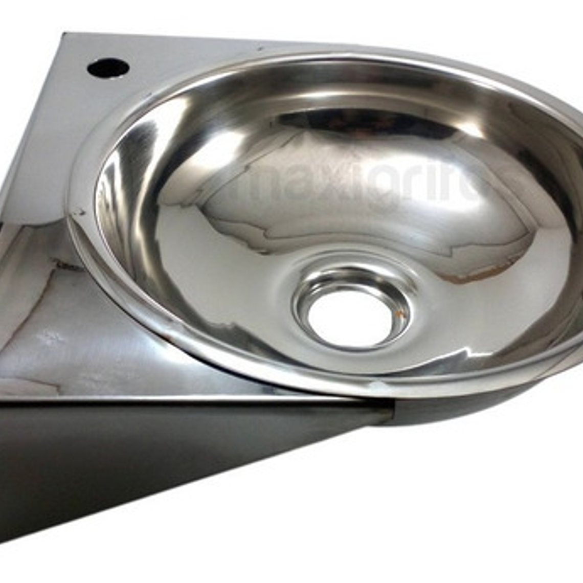 Lavamanos En Acero 35 X 38 Con Plataforma Para El Grifo 2