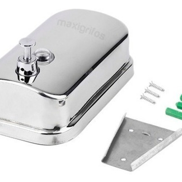 Dispensador De Jabón Líquido Acero Inox. 500 Ml 3