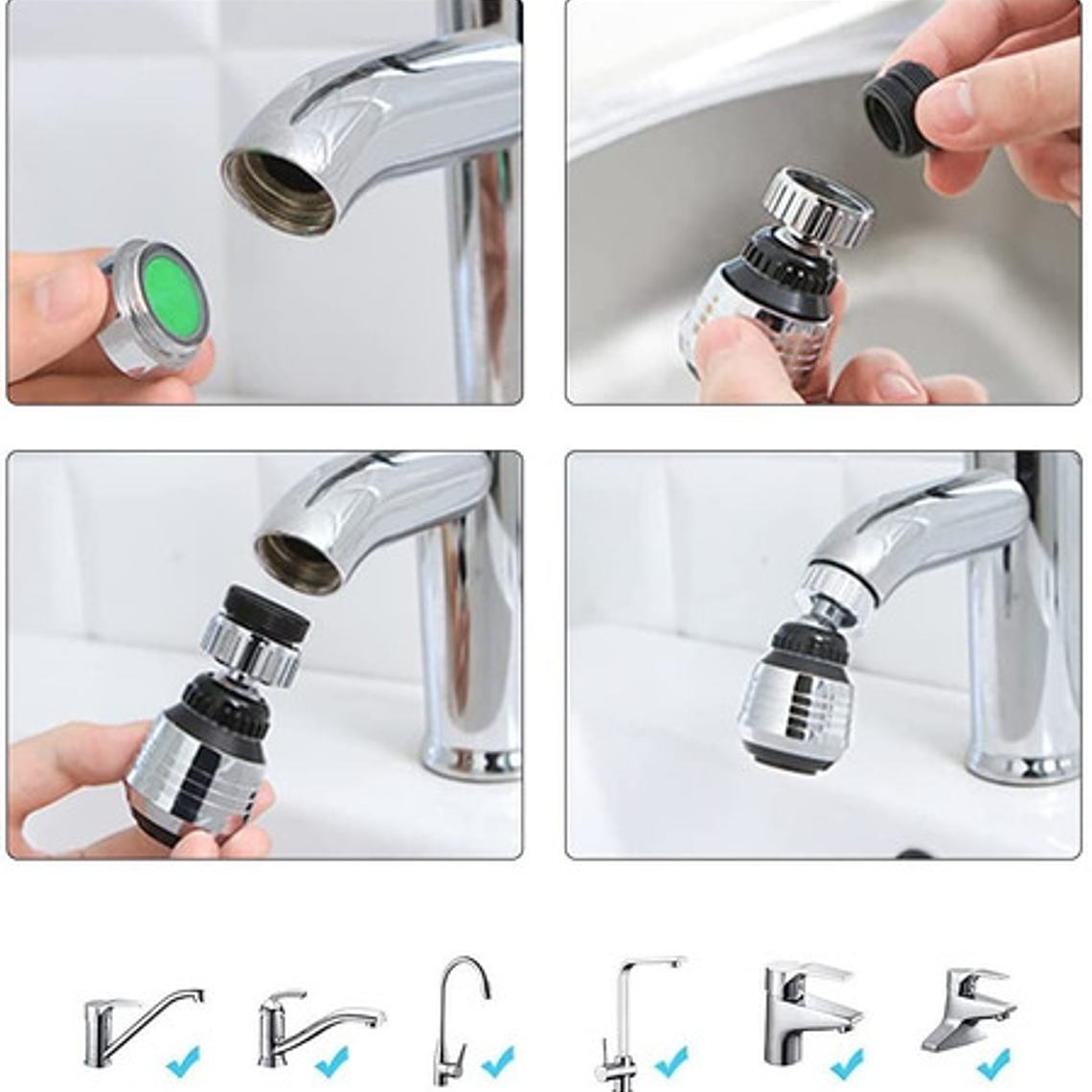 Economizador Ahorrador De Agua Macho O Hembra  7