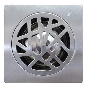 Rejilla Piso En Acero 10x10 Antiolor Y Anticucarachas