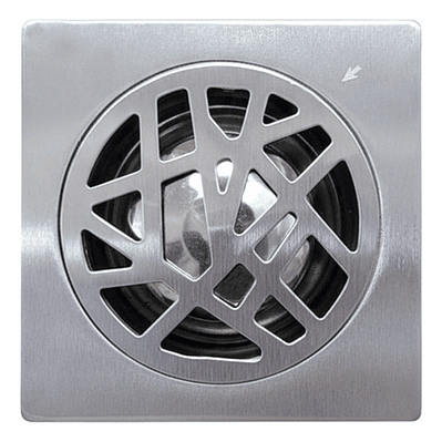 Rejilla Piso En Acero 10x10 Antiolor Y Anticucarachas