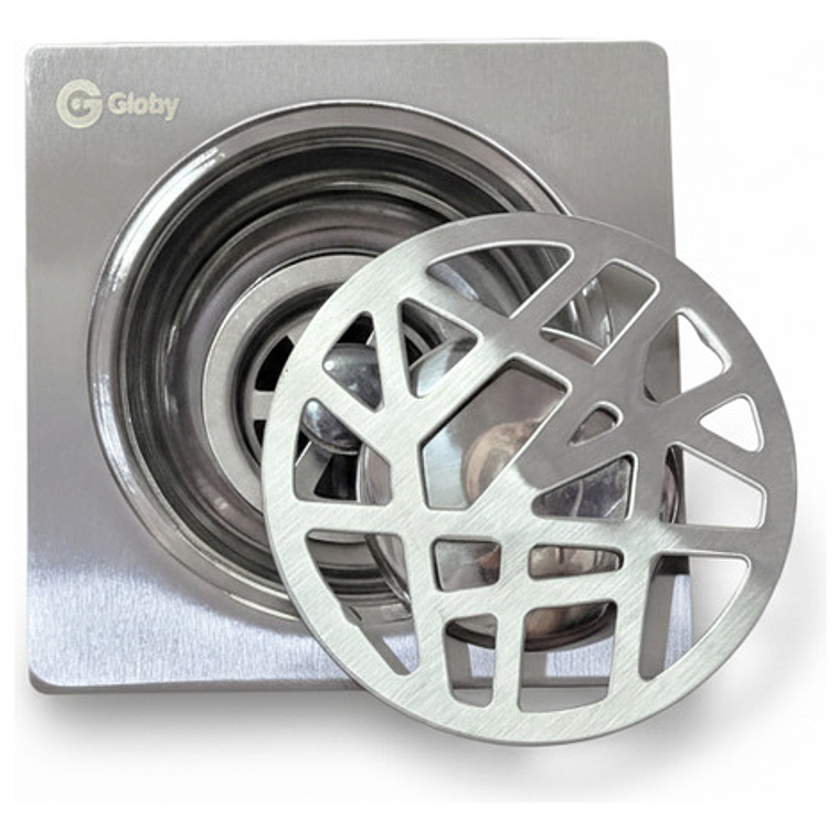 Rejilla Piso En Acero 10x10 Antiolor Y Anticucarachas 3