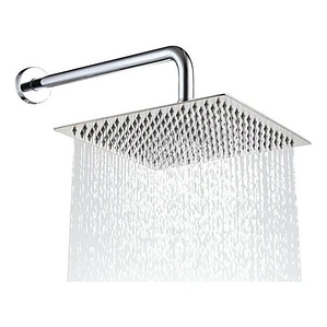 Regadera Para Ducha Metálica 15 X 15 Cuadrada Incluye Tubo