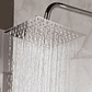 Regadera Para Ducha Metálica 15 X 15 Cuadrada Incluye Tubo - Miniatura 4