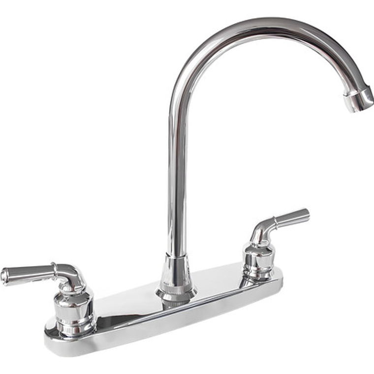 Griferia Llave Lavaplatos 8 Pulgadas Manija Tipo Palanca 6