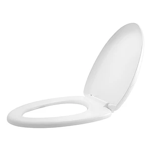 Tapa Para Sanitario Blanca Alongada Caída Lenta