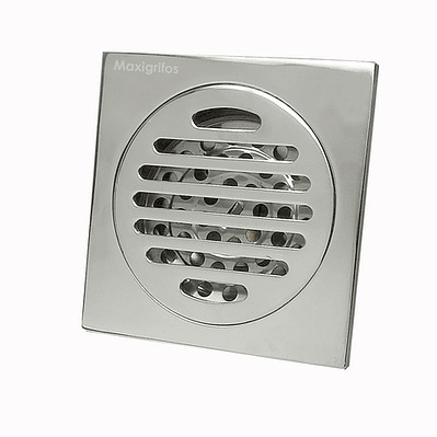 Rejilla Piso En Bronce 10x10 Antiolor Y Anticucarachas