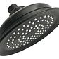 Regadera Ducha Negra 3 Tipos De Chorros No Incluye Tubo - Miniatura 7
