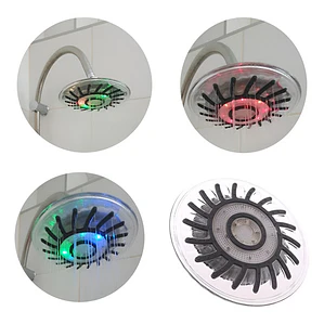 Regadera Led Verde Para Ducha Incluye Tubo