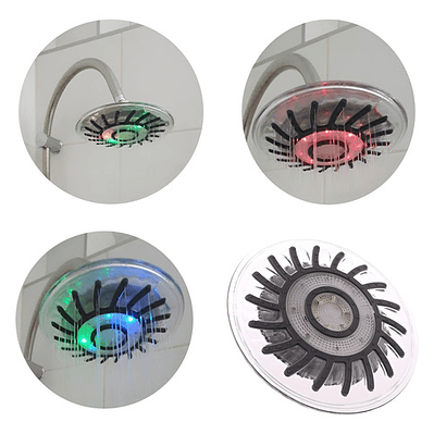 Regadera Led Verde Para Ducha Incluye Tubo