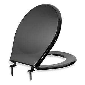 Tapa Asiento Sanitario Negro Redondo