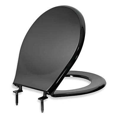 Tapa Asiento Sanitario Negro Redondo