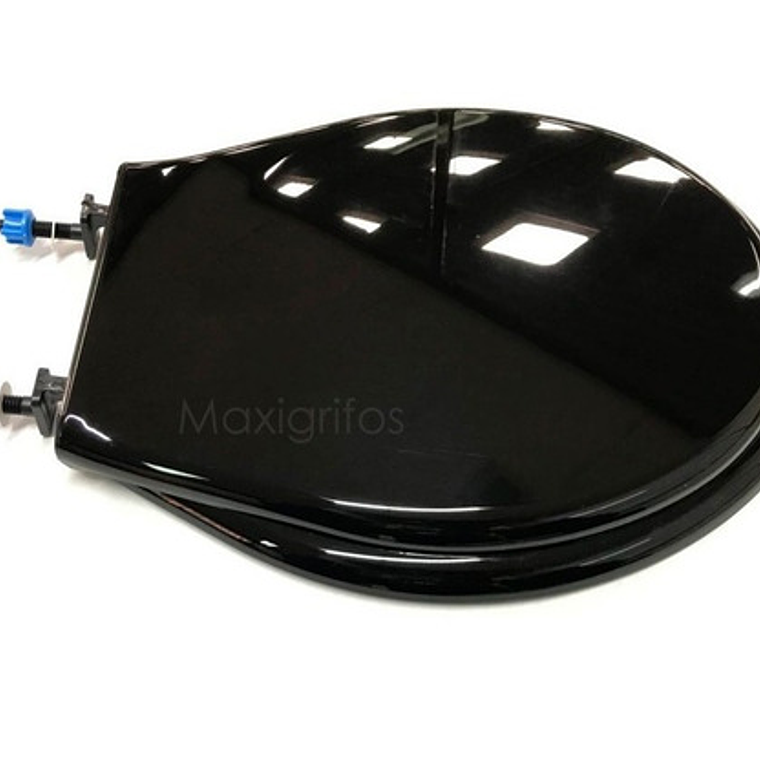 Tapa Asiento Sanitario Negro Redondo 2