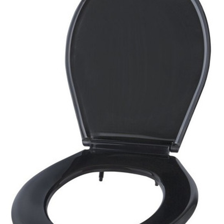 Tapa Asiento Sanitario Negro Redondo 4