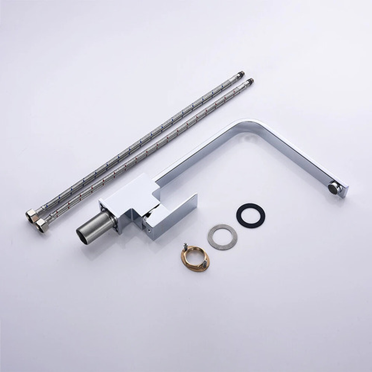 Griferia Para Lavaplatos Monocontrol Cuello Alto Recto 7