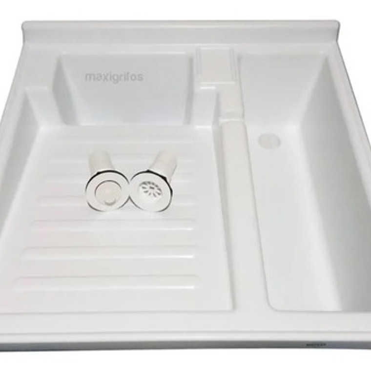 Lavadero Plástico 60 X 60, Tanque Y Válvulas De Pozuelo 2