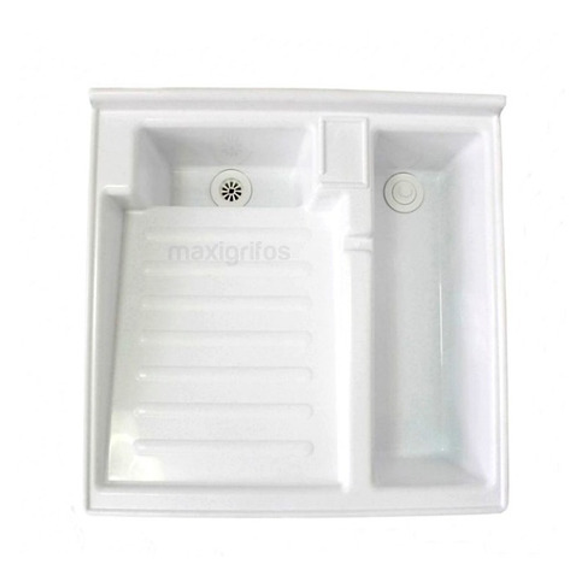 Lavadero Plástico 60 X 60, Tanque Y Válvulas De Pozuelo 6