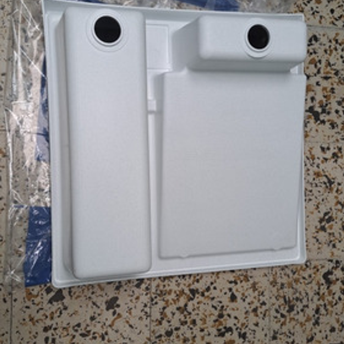 Lavadero Plástico 60 X 60, Tanque Y Válvulas De Pozuelo 8