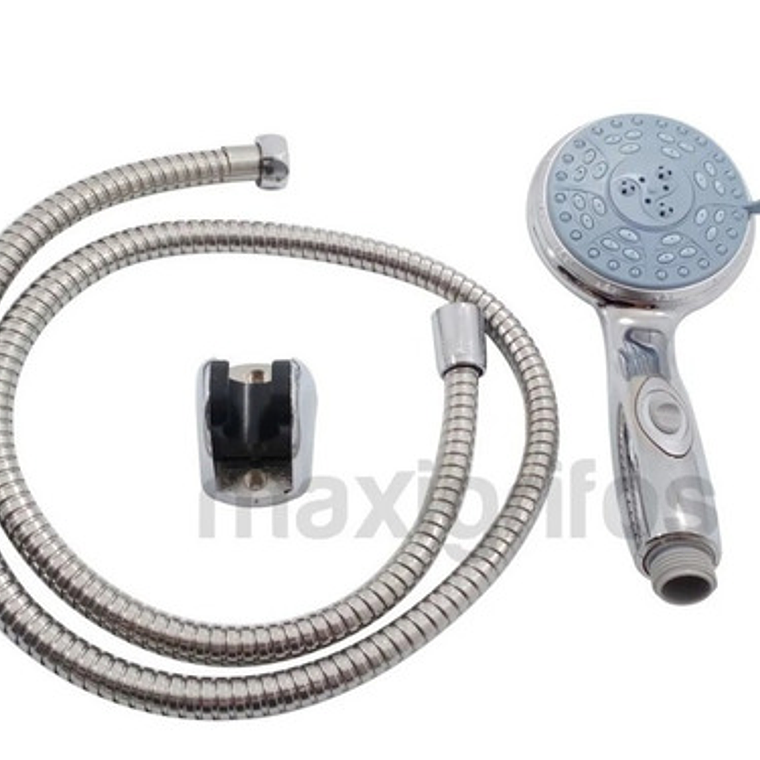 Combo X 3 Regadera Metálica 15x15, Ducha Telefono, Desviador 3