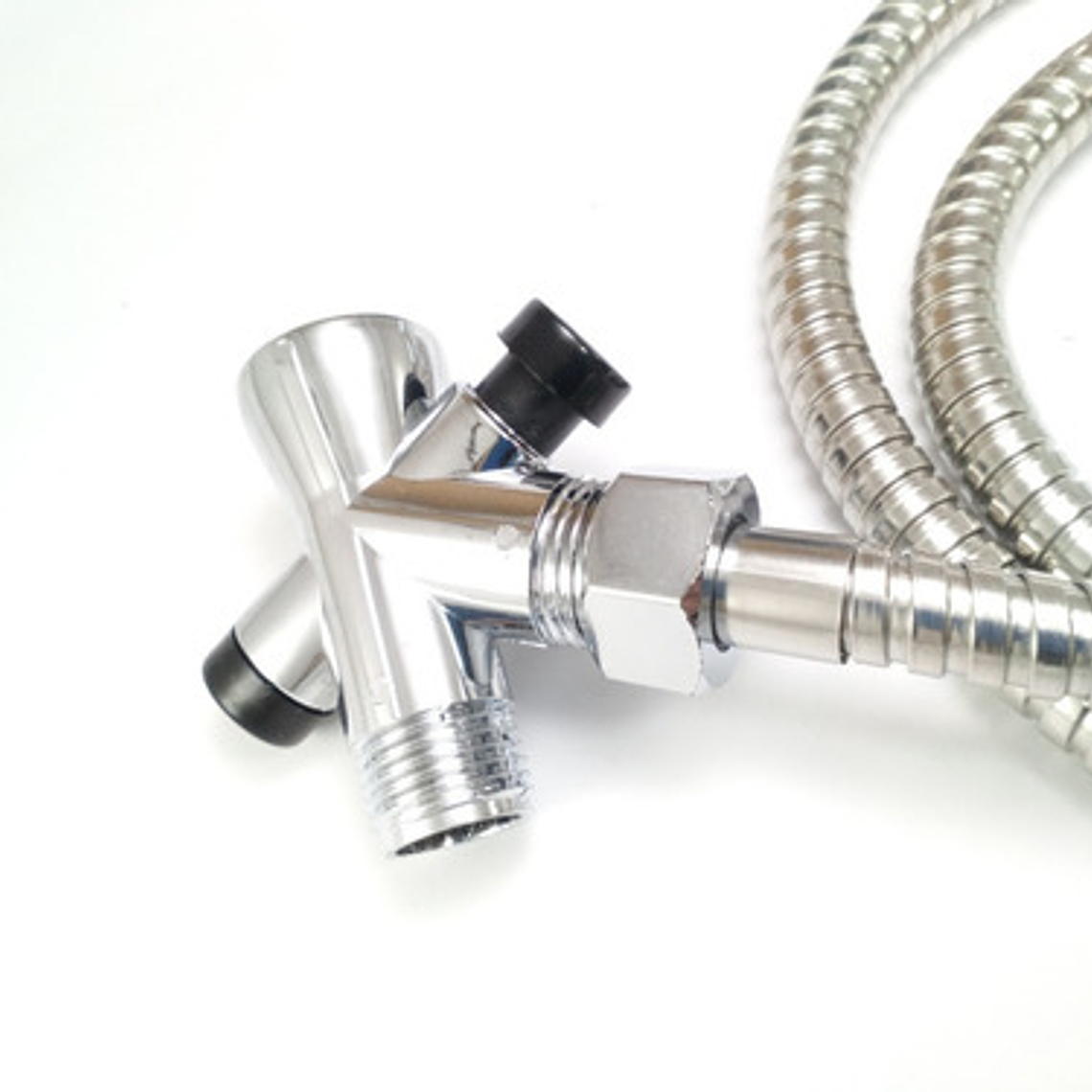 Combo X 3 Regadera Metálica 15x15, Ducha Telefono, Desviador 5