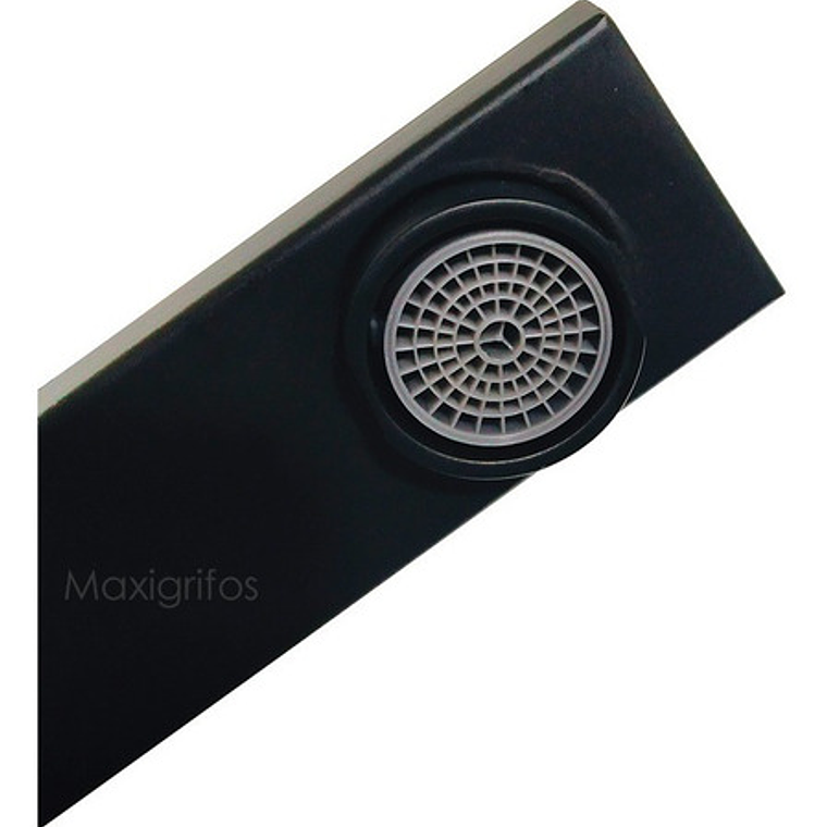 Grifería Baño Lavamanos Hicasa Acero Inoxidable Negro Mate Monocomando 8
