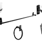 Set Accesorios Para Baño Negro Mate - Miniatura 1