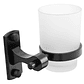 Set Accesorios Para Baño Negro Mate - Miniatura 3