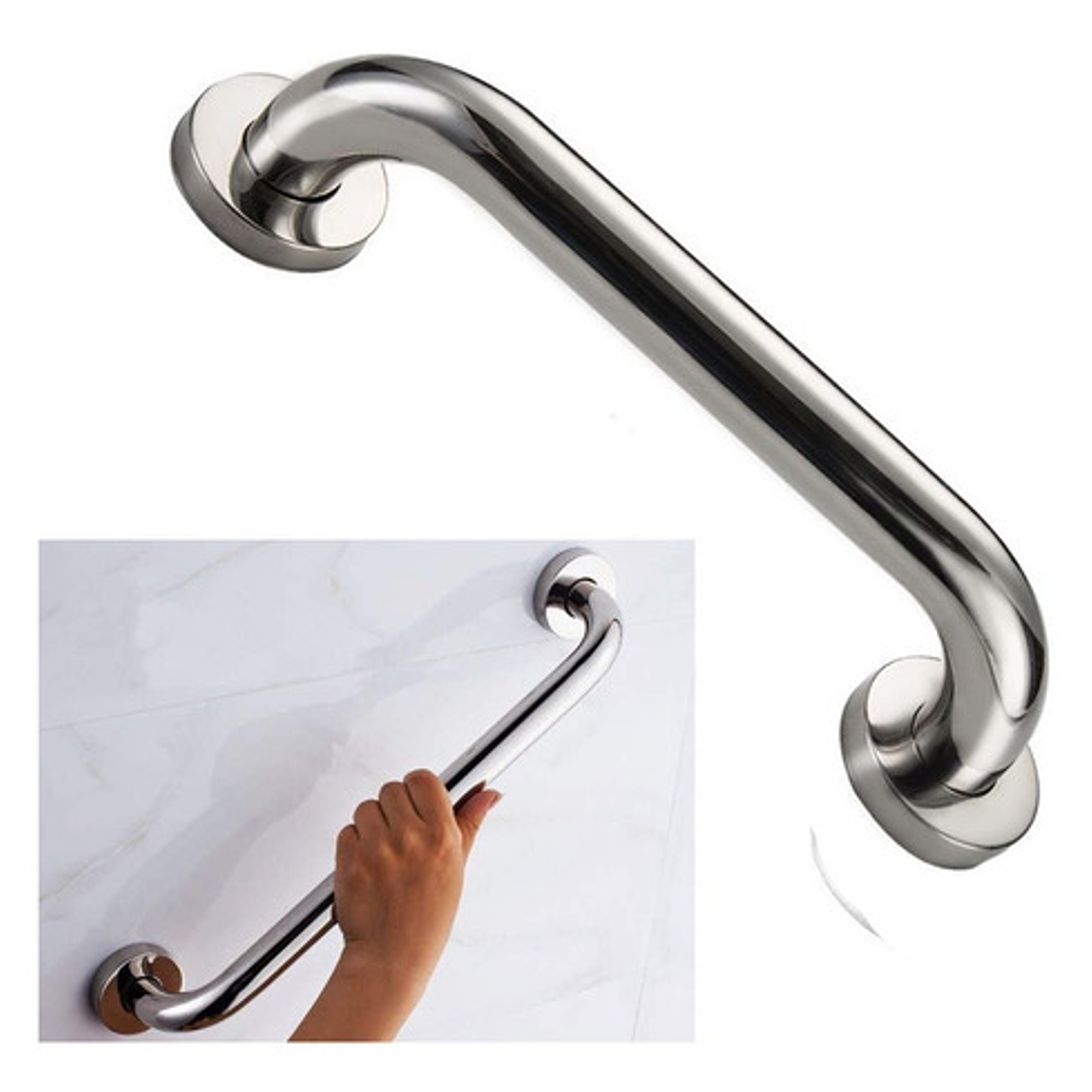 Barra De Seguridad Para Baño De 30 Cm1 1/4 Acero Inoxidable 3