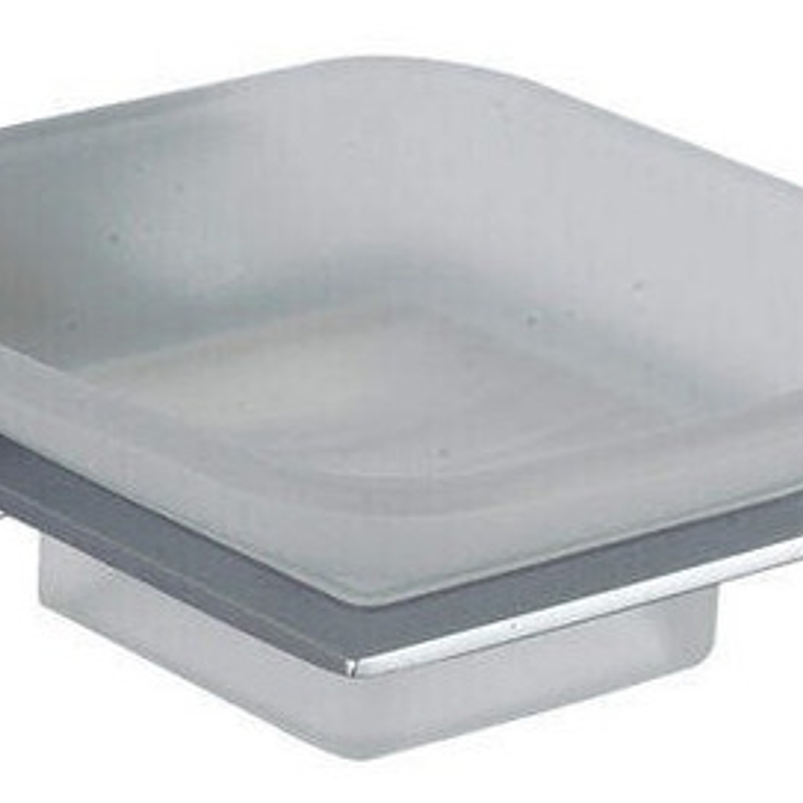 Jabonera Plato Cuadrado Lujo 1