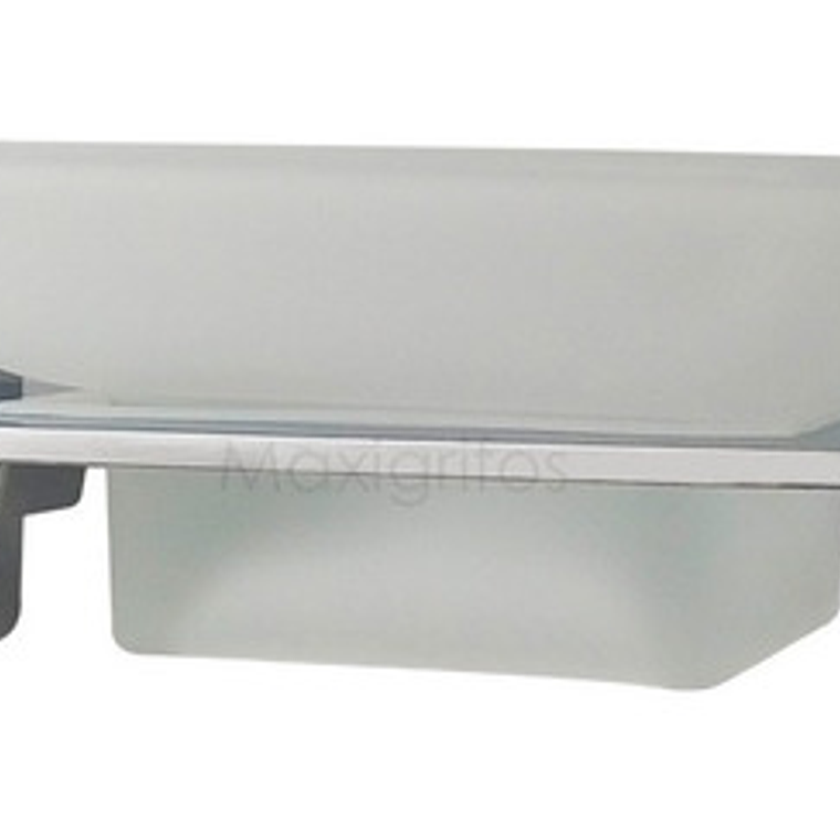 Jabonera Plato Cuadrado Lujo 4