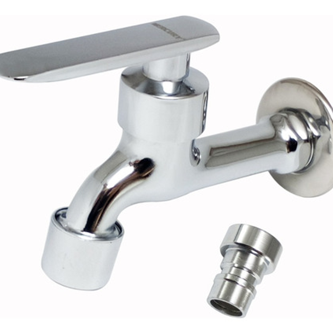 Llave Jardín O Lavadero De Lujo Metálica Doble Filtro 1