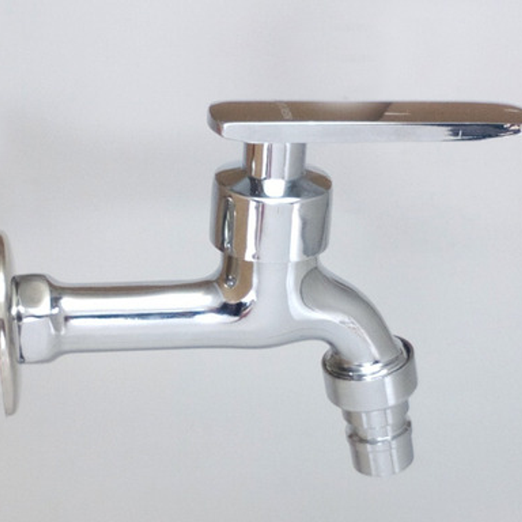 Llave Jardín O Lavadero De Lujo Metálica Doble Filtro 8