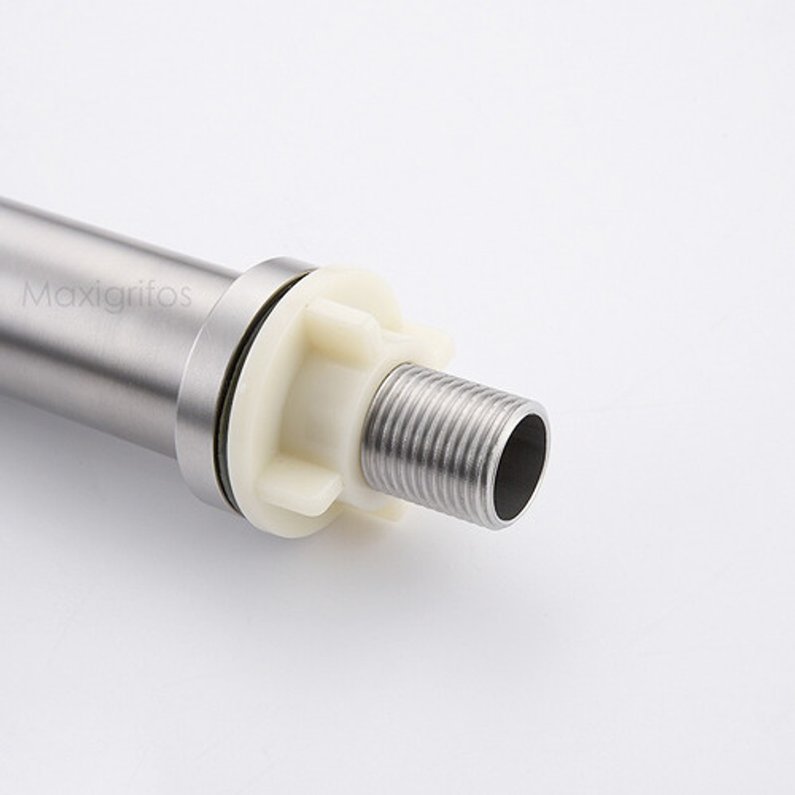 Llave Grifo Lavamanos Satinada Alta En Acero Inoxidable 8