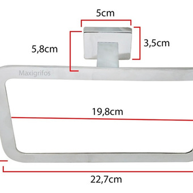 Toallero Color Cromado 5